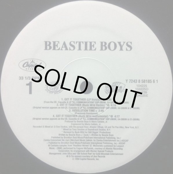 画像2: BEASTIE BOYS / GET IT TOGETHER (2)