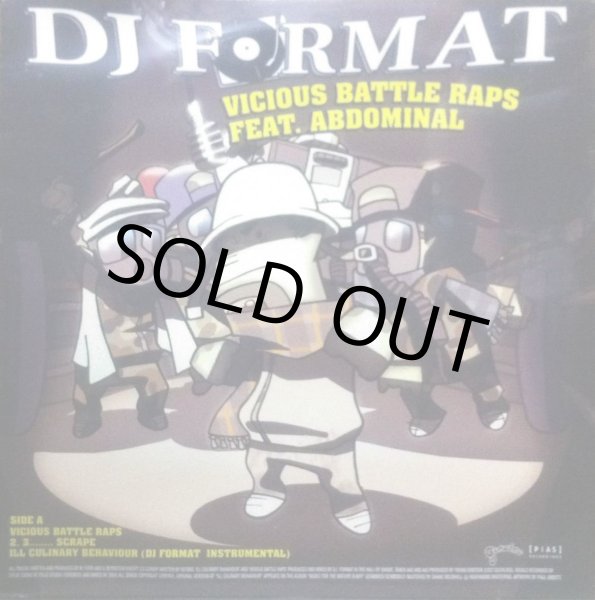 画像1: DJ FORMAT / VICIOUS BATTLE RAPS (1)