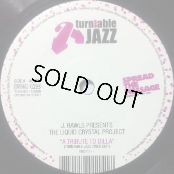 画像1: J.RAWLS PRESENTS THE LIQUID CRYSTAL PROJECT / A TRIBUTE TO DILLA (1)