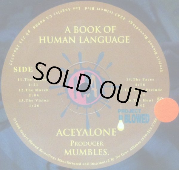 画像2: ACEYALONE / A BOOK OF HUMAN LANGUAGE (2)