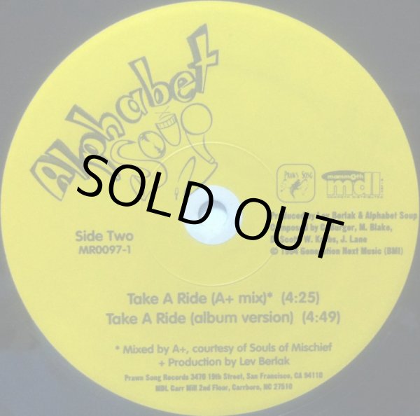 画像3: ALPHABET SOUP / TAKE A RIDE (3)