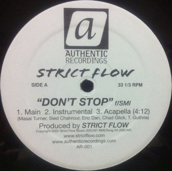 画像1: STRICT FLOW / DON'T STOP (1)
