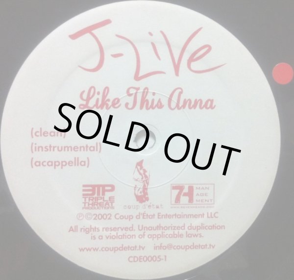 画像2: J-LIVE / LIKE THIS ANNA (2)