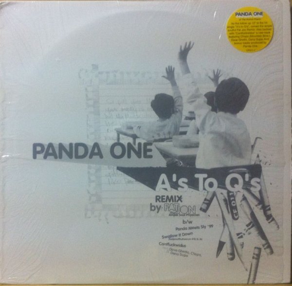 画像1: PANDA ONE / A'S TO Q'S REMIX (1)