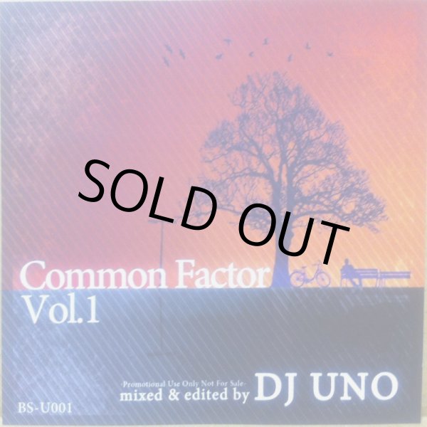 画像1: DJ UNO / COMMON FACTOR VOL.1 (1)