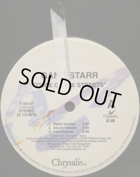 画像2: GANG STARR / CODE OF THE STREETS (2)