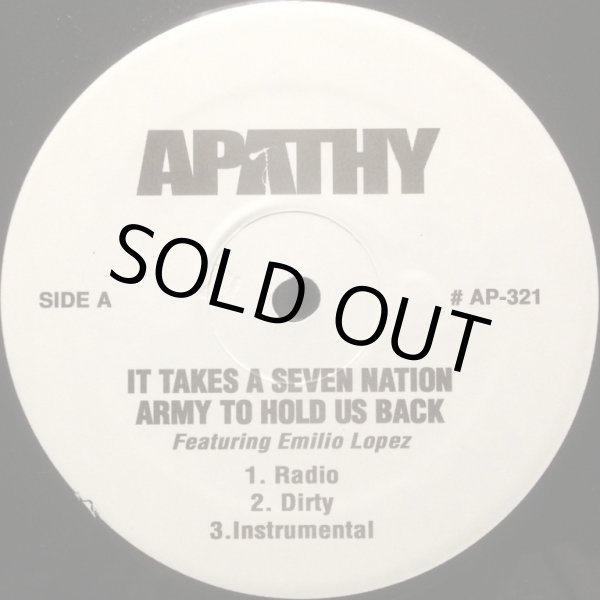 画像1: APATHY / IT TAKES A SEVEN NATION ARMY TO HOLD US BACK (1)