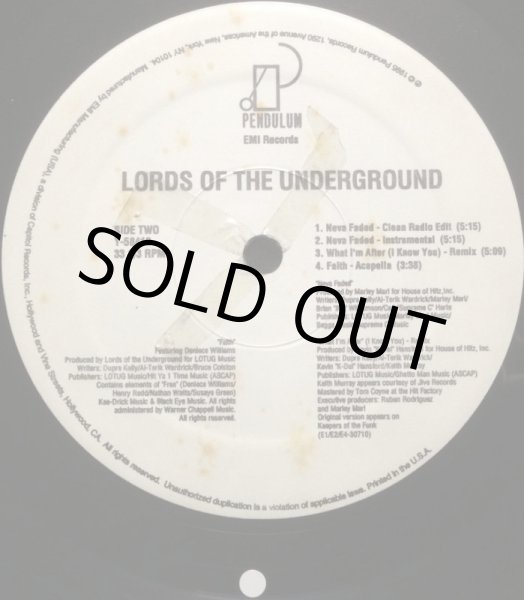 画像3: LORDS OF THE UNDERGROUND / FAITH (3)