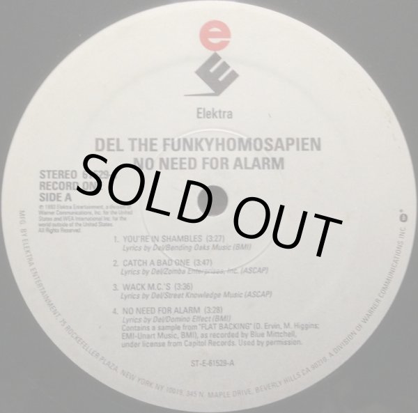 画像2: DEL THE FUNKY HOMOSAPIEN / NO NEED FOR ALARM (2)