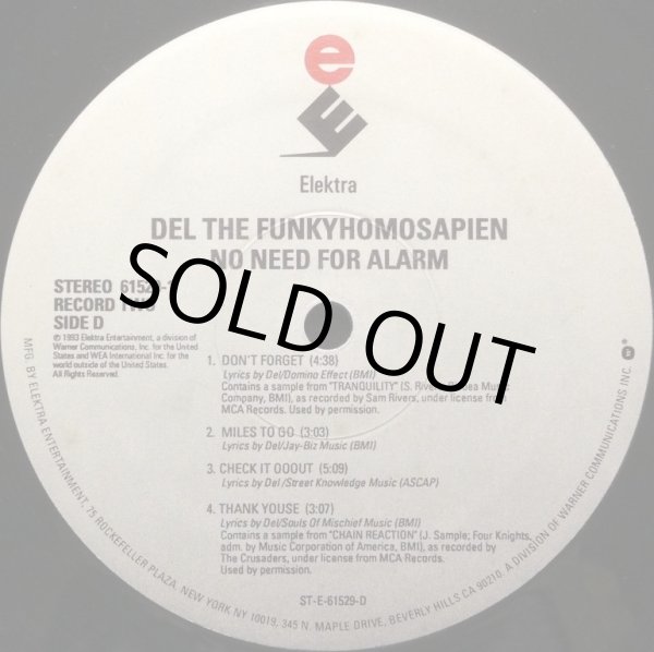 画像5: DEL THE FUNKY HOMOSAPIEN / NO NEED FOR ALARM (5)