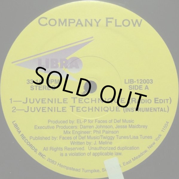 画像1: COMPANY FLOW / JUVENILE TECHNIQUE (RE) (1)