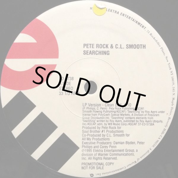 画像1: PETE ROCK & C.L. SMOOTH / SEARCHING (US PROMO) (1)