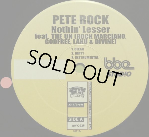 画像2: PETE ROCK / NOTHIN' LESSER (2)