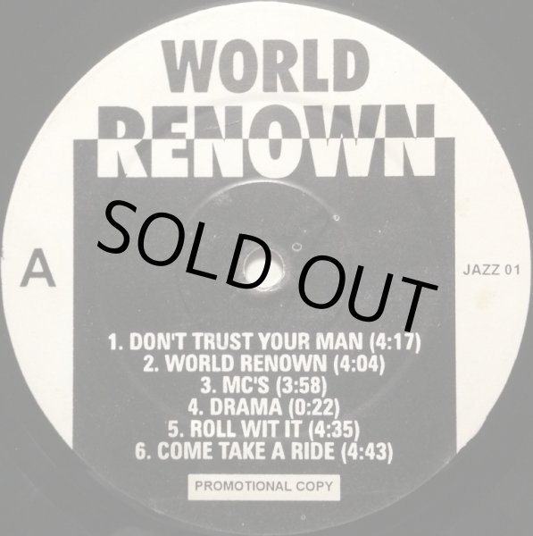 画像1: WORLD RENOWN / WORLD RENOWN LP (1)