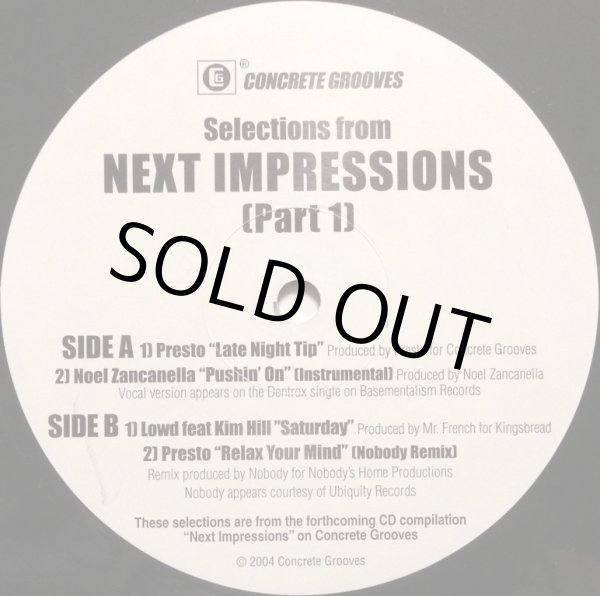 画像1: V.A. / SELECTIONS FROM NEXT IMPRESSIONS -PART.1- (1)