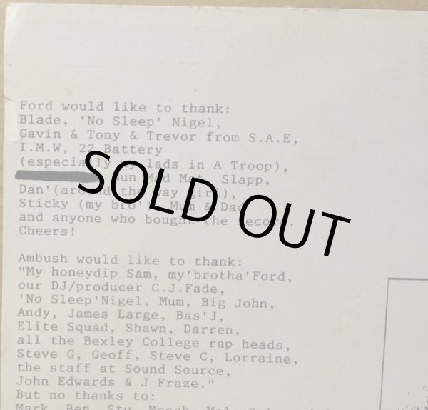 画像3: FORD AND THE COALITION / THE COALITION E.P. (3)