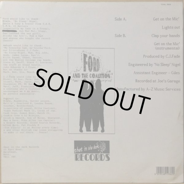 画像2: FORD AND THE COALITION / THE COALITION E.P. (2)