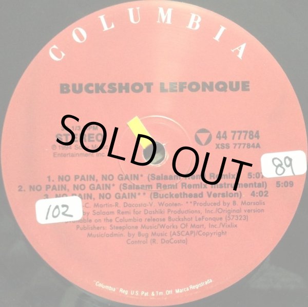 画像2: BUCKSHOT LEFONQUE / NO PAIN, NO GAIN (2)