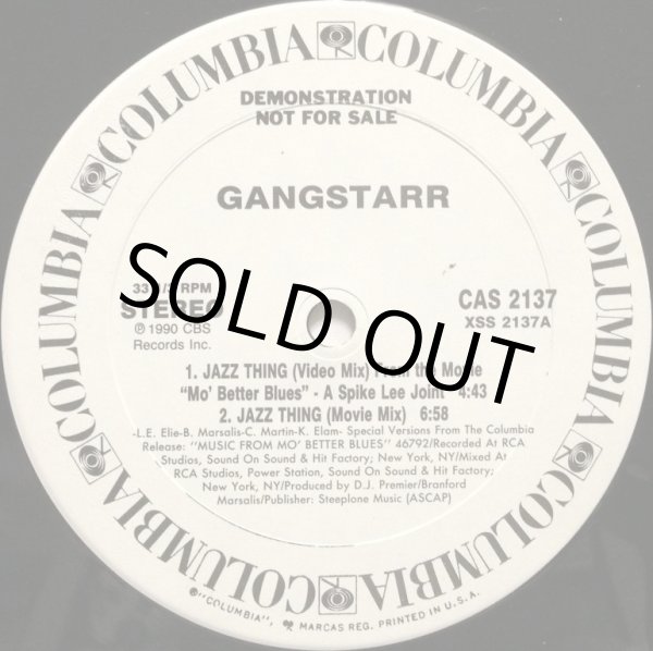 画像1: GANGSTARR / JAZZ THING (1)