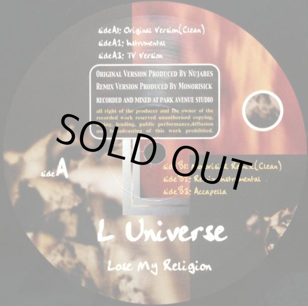 画像1: L UNIVERSE / LOSE MY RELIGION (1)