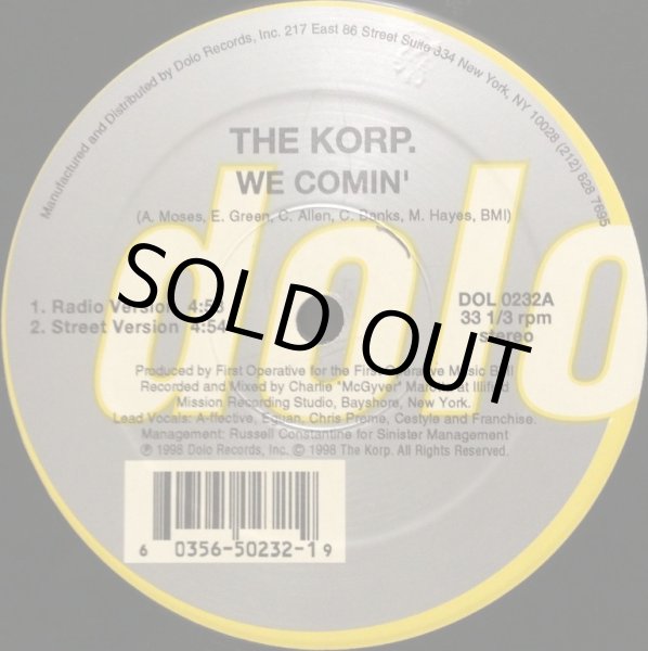 画像2: KORP., THE / WE COMIN' (2)