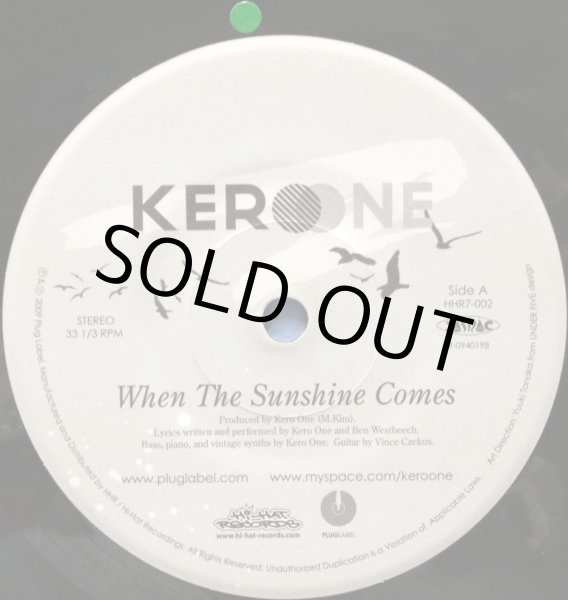 画像2: KERO ONE / WHEN THE SUNSHINE COMES (2)
