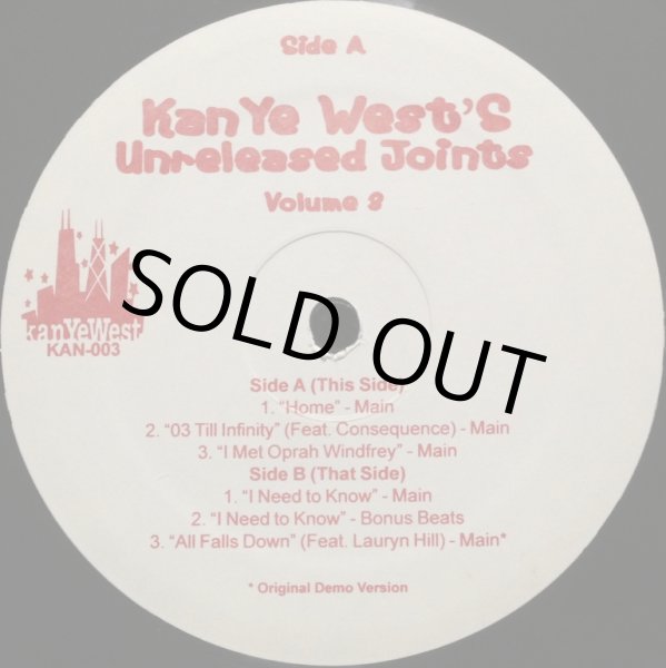画像1: KANYE WEST / UNRELEASED JOINTS VOLUME.3 (1)