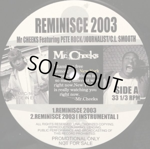 画像1: MR.CHEEKS / REMINISCE 2003 (1)