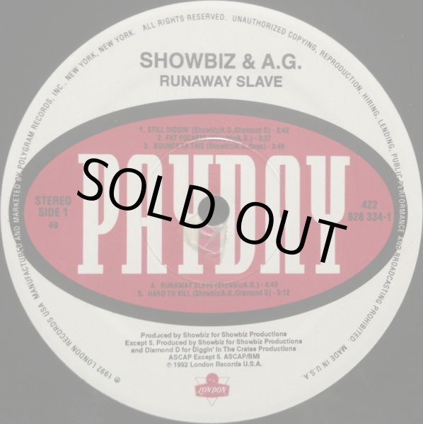 画像2: SHOWBIZ & A.G. / RUNAWAY SLAVE (2)