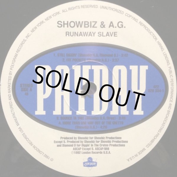 画像2: SHOWBIZ & A.G. / RUNAWAY SLAVE (RE) (2)