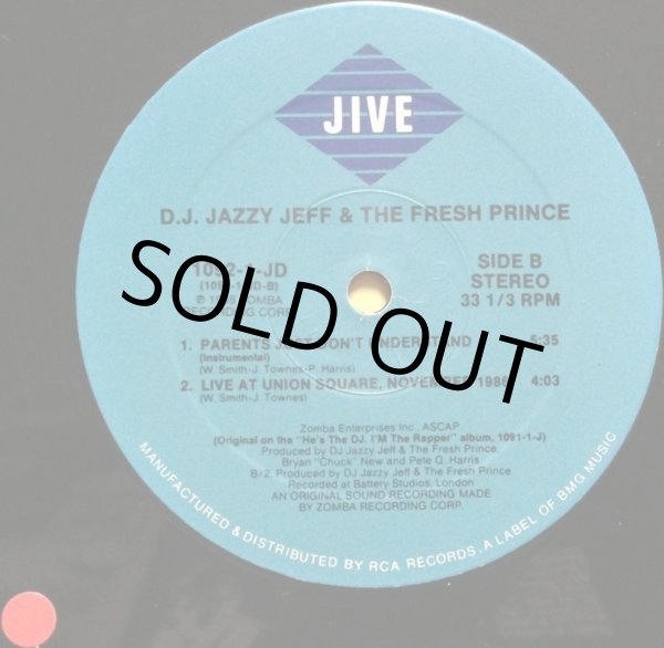 画像2: DJ JAZZY JEFF & FRESH PRINCE / PARENTS JUST DON'T UNDERSTAND (2)