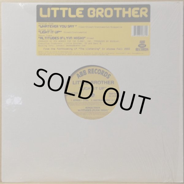 画像1: LITTLE BROTHER / WHATEVER YOU SAY (1)