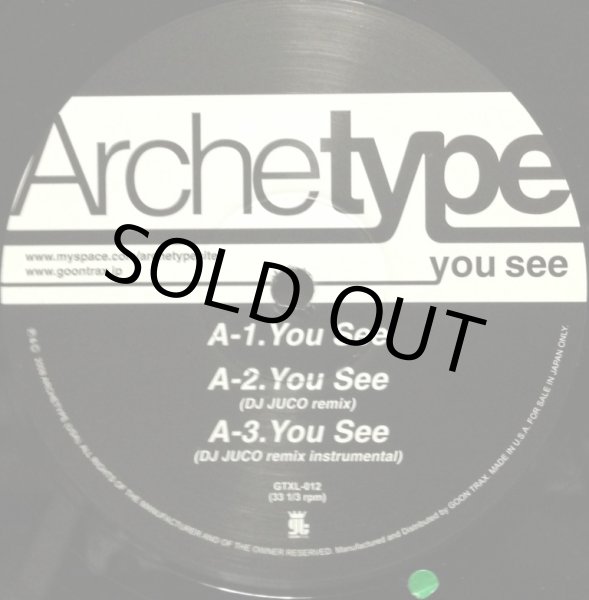画像2: ARCHETYPE / YOU SEE (2)
