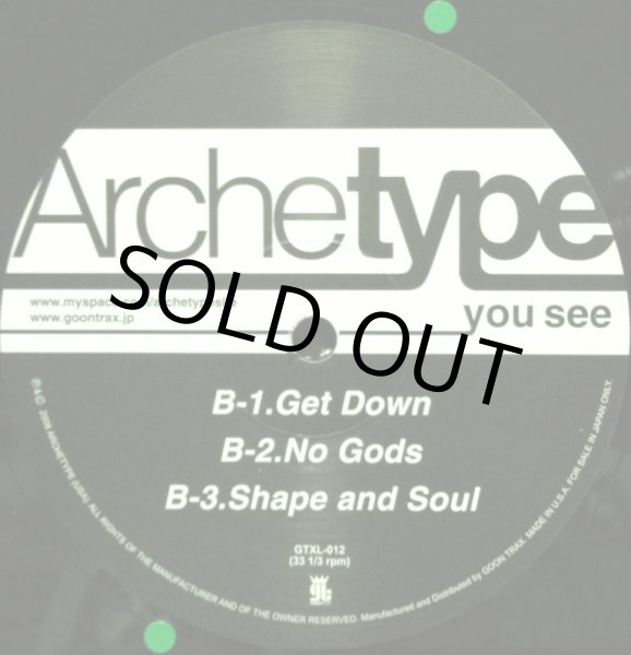 画像3: ARCHETYPE / YOU SEE (3)