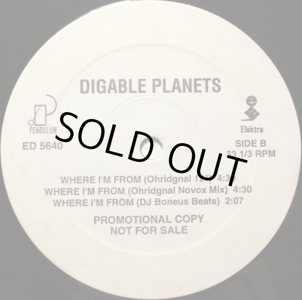 画像2: DIGABLE PLANETS / WHERE I'M FROM (2)