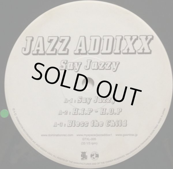 画像2: JAZZ ADDIXX / SAY JAZZY (2)