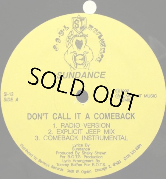 画像2: SUNDANCE / DON'T CALL IT A COMEBACK (2)