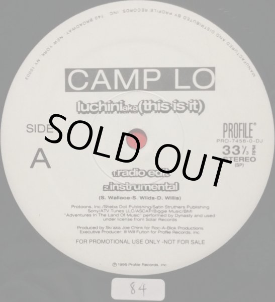 画像2: CAMP LO / LUCHINI aka (THIS IS IT) (2)