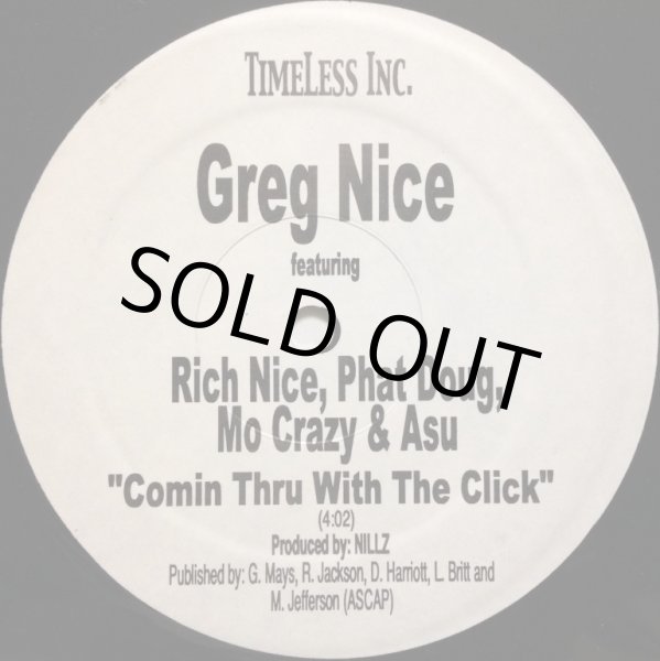 画像1: GREG NICE / COMIN THRU WITH THE CLICK (1)