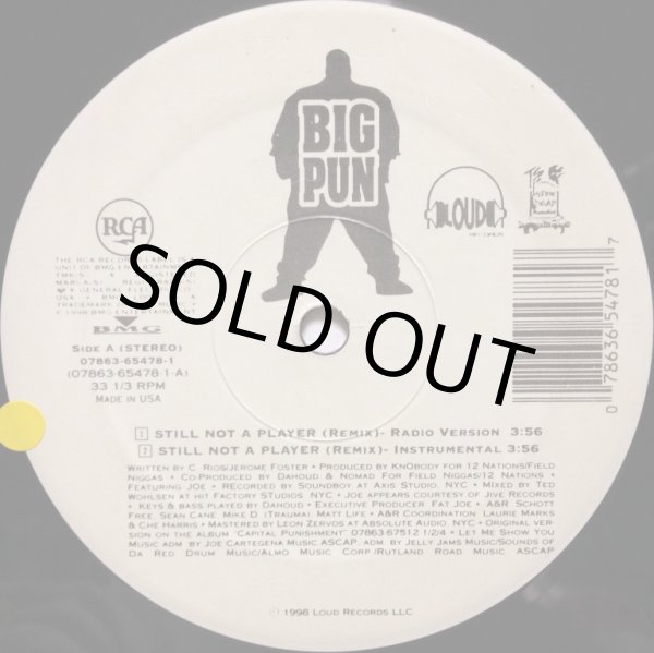 画像1: BIG PUNISHER / STILL NOT A PLAYER (1)