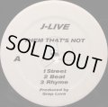 J-LIVE / THEM THAT'S NOT (RE)