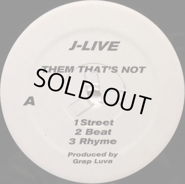 画像1: J-LIVE / THEM THAT'S NOT (RE) (1)