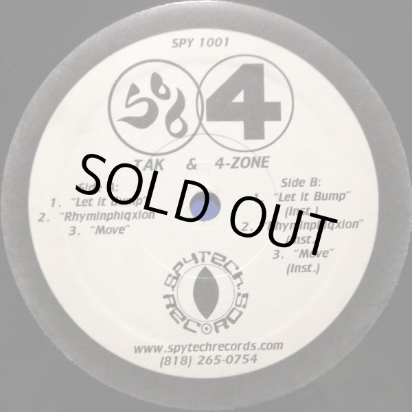 画像2: TAK & 4-ZONE / LET IT BUMP (2)