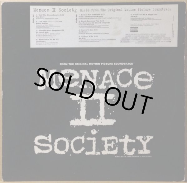画像1: O.S.T. / MENACE II SOCIETY (1)