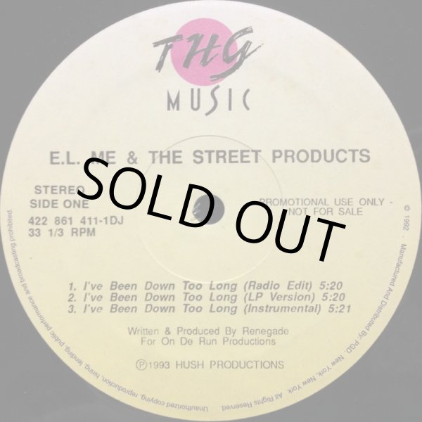 画像2: E.L. ME & THE STREET PRODUCTS / I'VE BEEN DOWN TOO LONG (2)