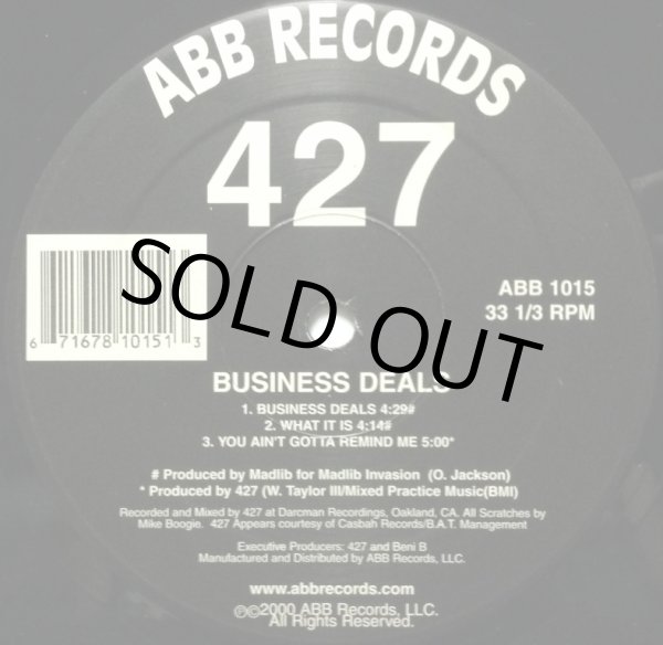 画像1: 427 / BUSINESS DEALS (1)