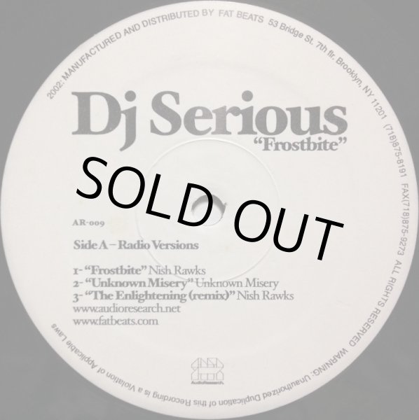 画像2: DJ SERIOUS / FROSTBITE (2)