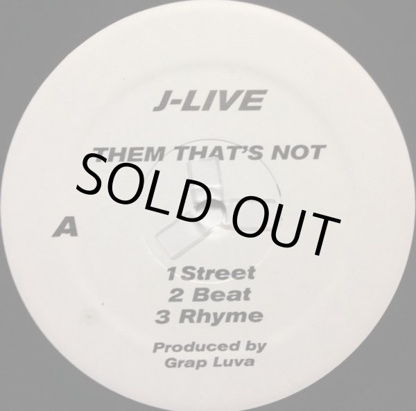 画像2: J-LIVE / THEM THAT'S NOT (RE) (2)