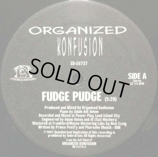画像1: ORGANIZED KONFUSION / FUDGE PUDGE (RE) (1)