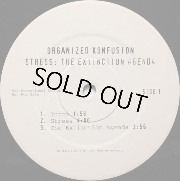 画像2: ORGANIZED KONFUSION / STRESS : THE EXTINCTION AGENDA (RE) (2)